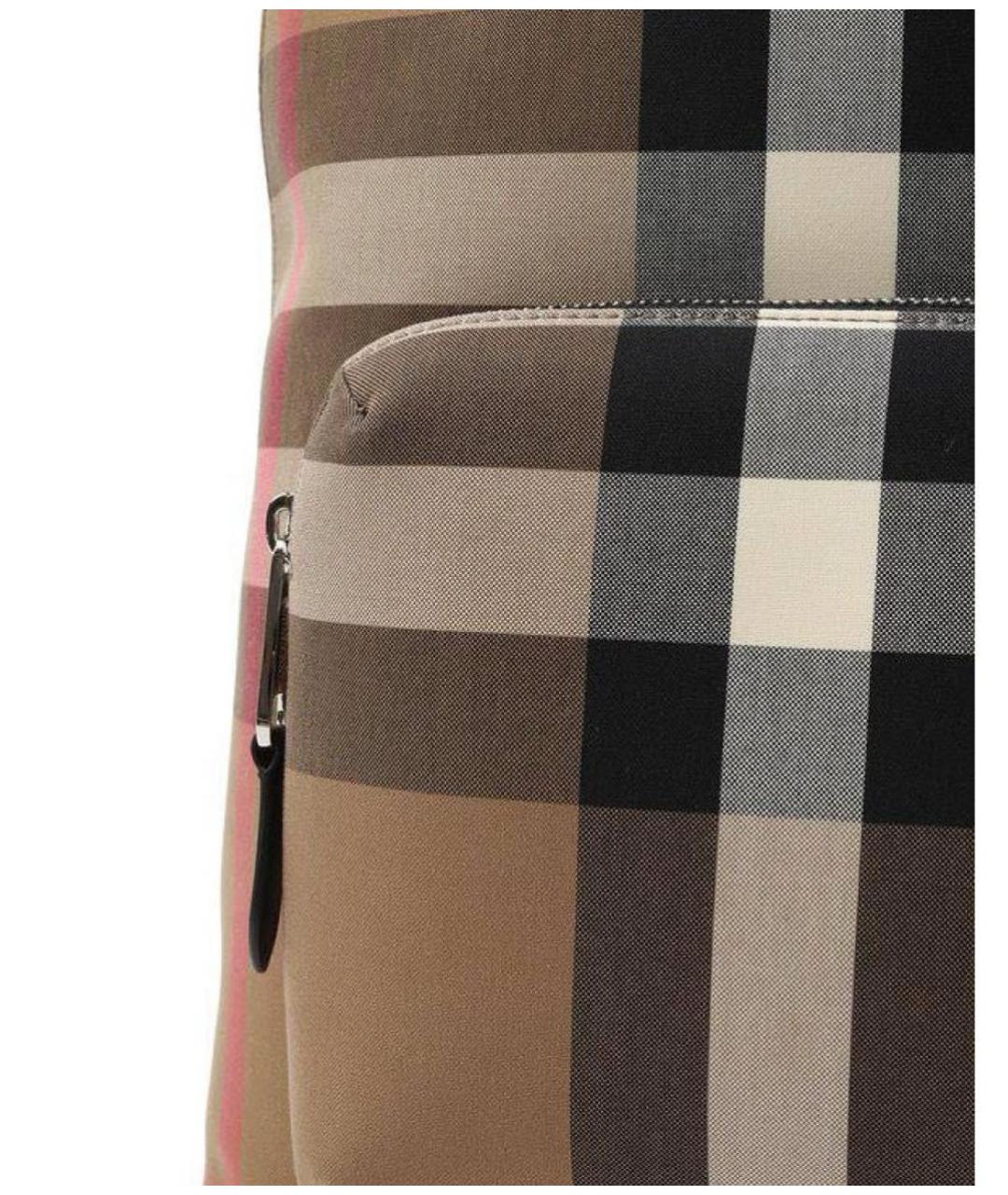 BURBERRY Коричневый тканевый рюкзак, фото 5