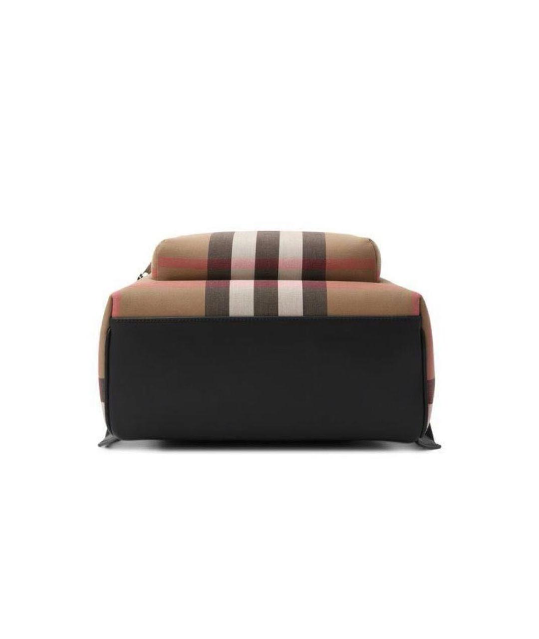 BURBERRY Коричневый тканевый рюкзак, фото 4