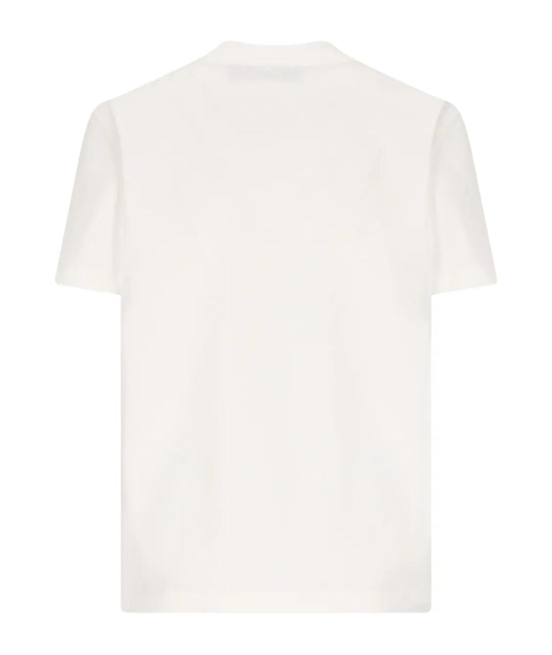 FENDI Белая хлопковая футболка, фото 2