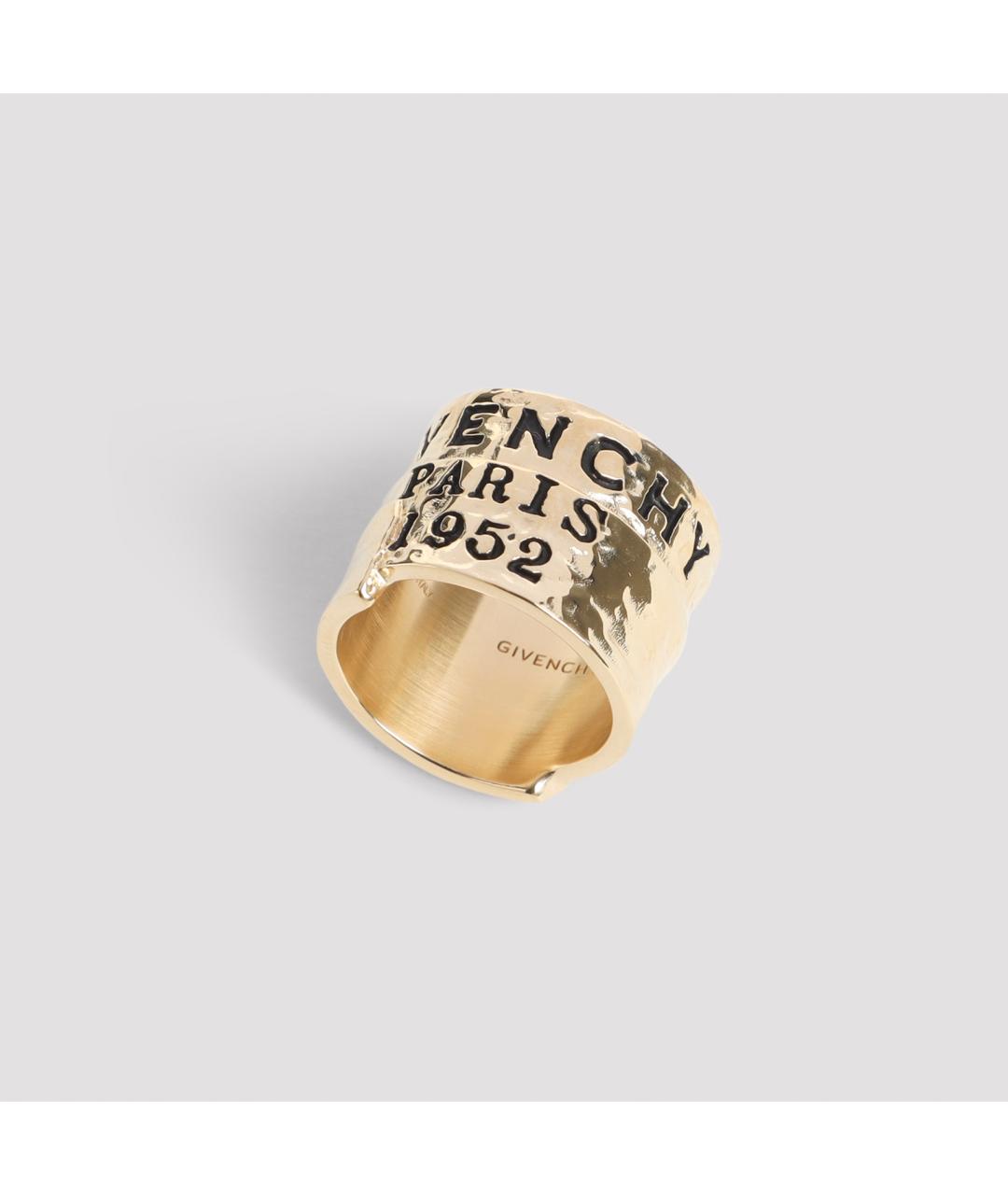 GIVENCHY Золотое латунное кольцо, фото 5