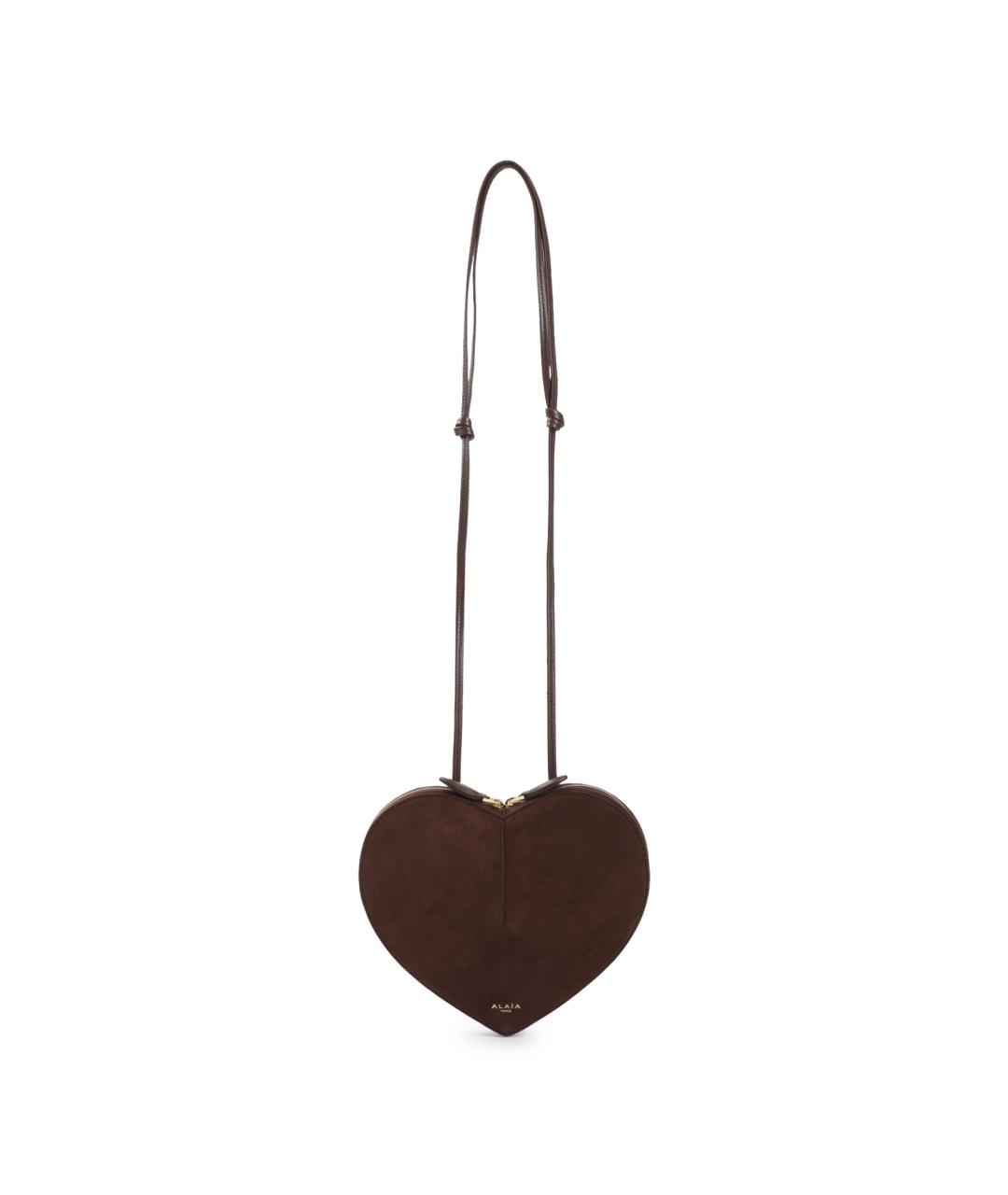 ALAIA Коричневая кожаная сумка через плечо, фото 1