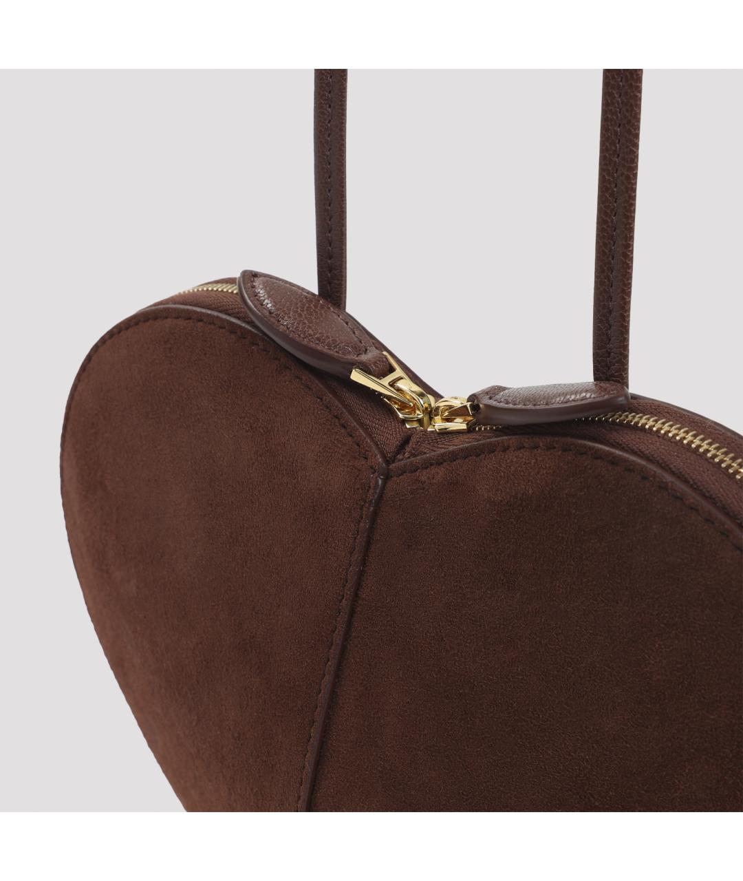 ALAIA Коричневая кожаная сумка через плечо, фото 3