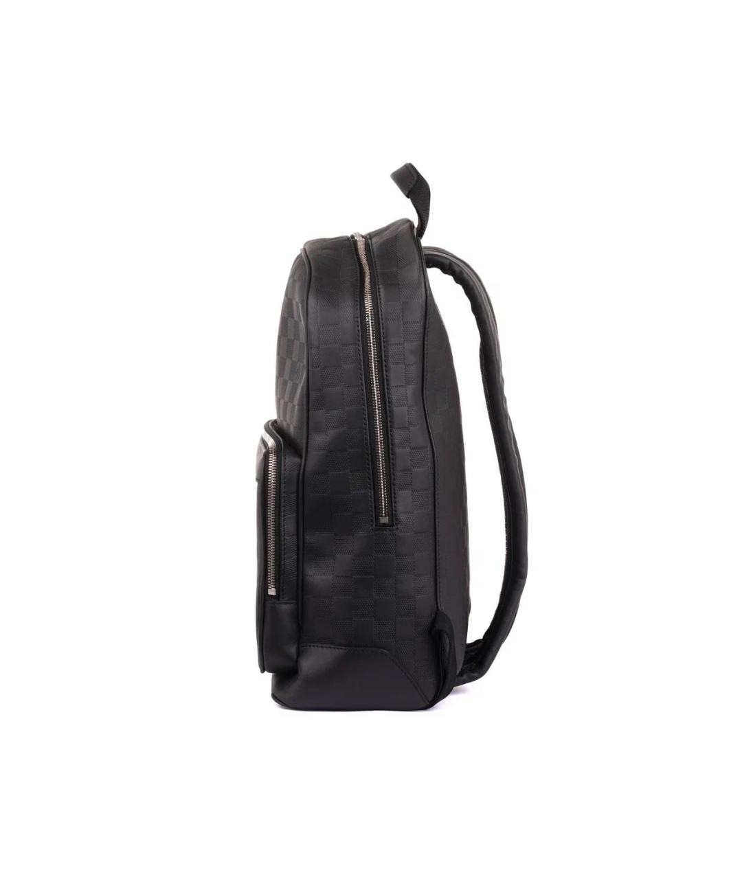 LOUIS VUITTON Черный кожаный рюкзак, фото 5