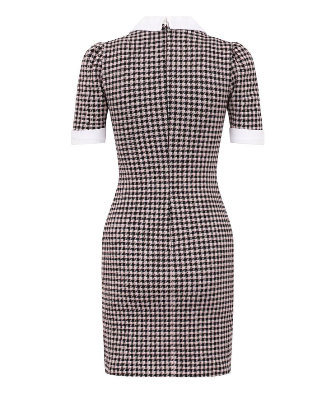 MIU MIU Розовое хлопковое коктейльное платье, фото 2