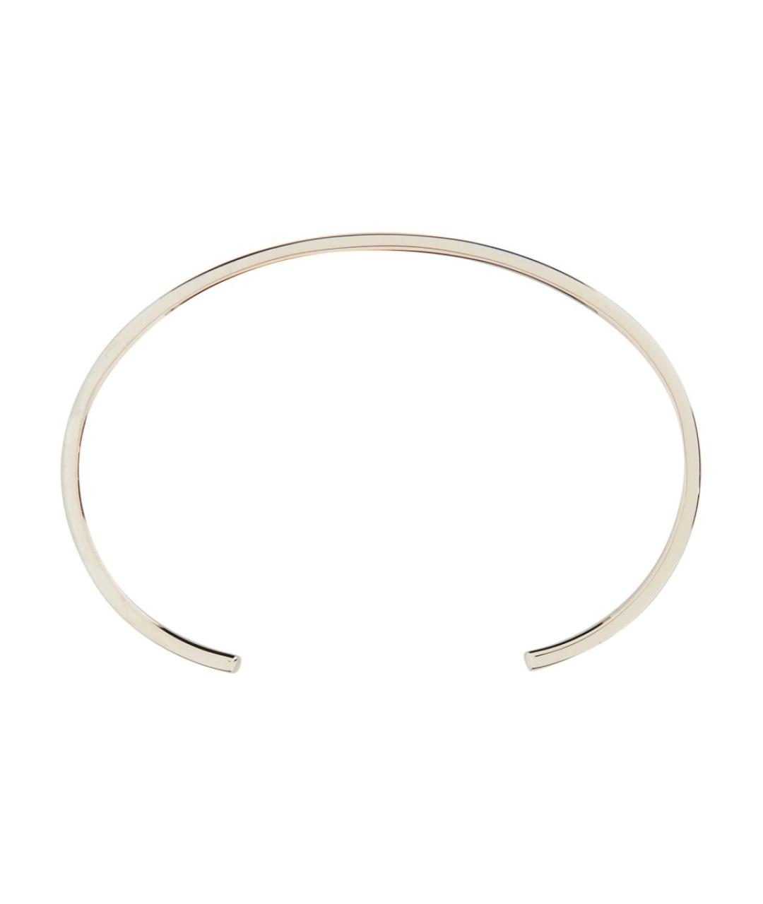 MM6 MAISON MARGIELA Серебрянный металлический браслет, фото 3