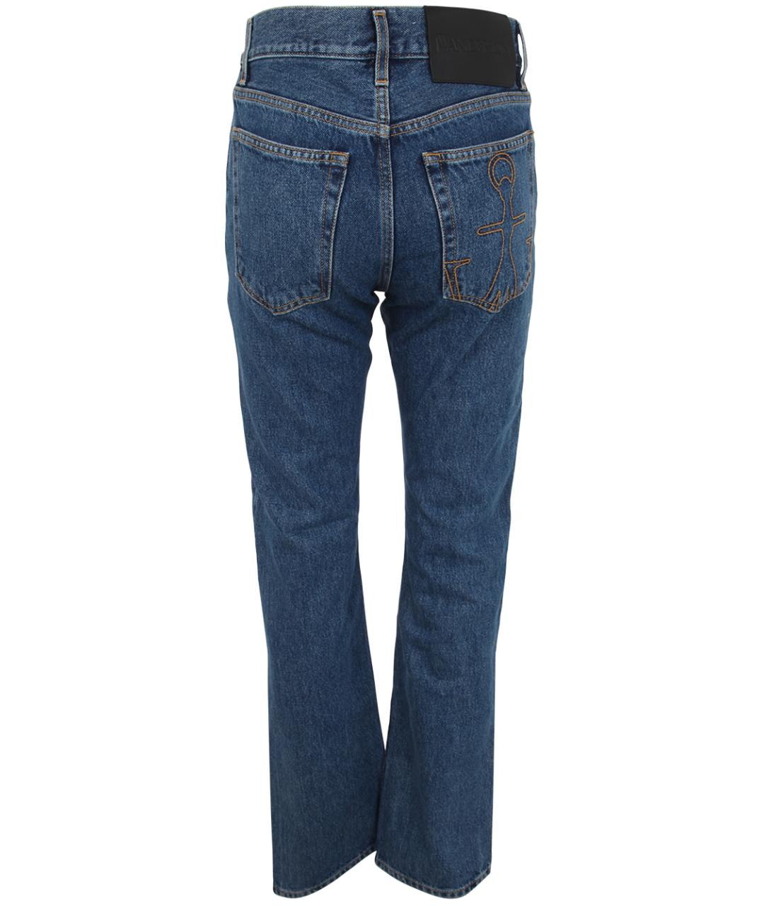 J.W.ANDERSON Синие хлопковые прямые джинсы, фото 2