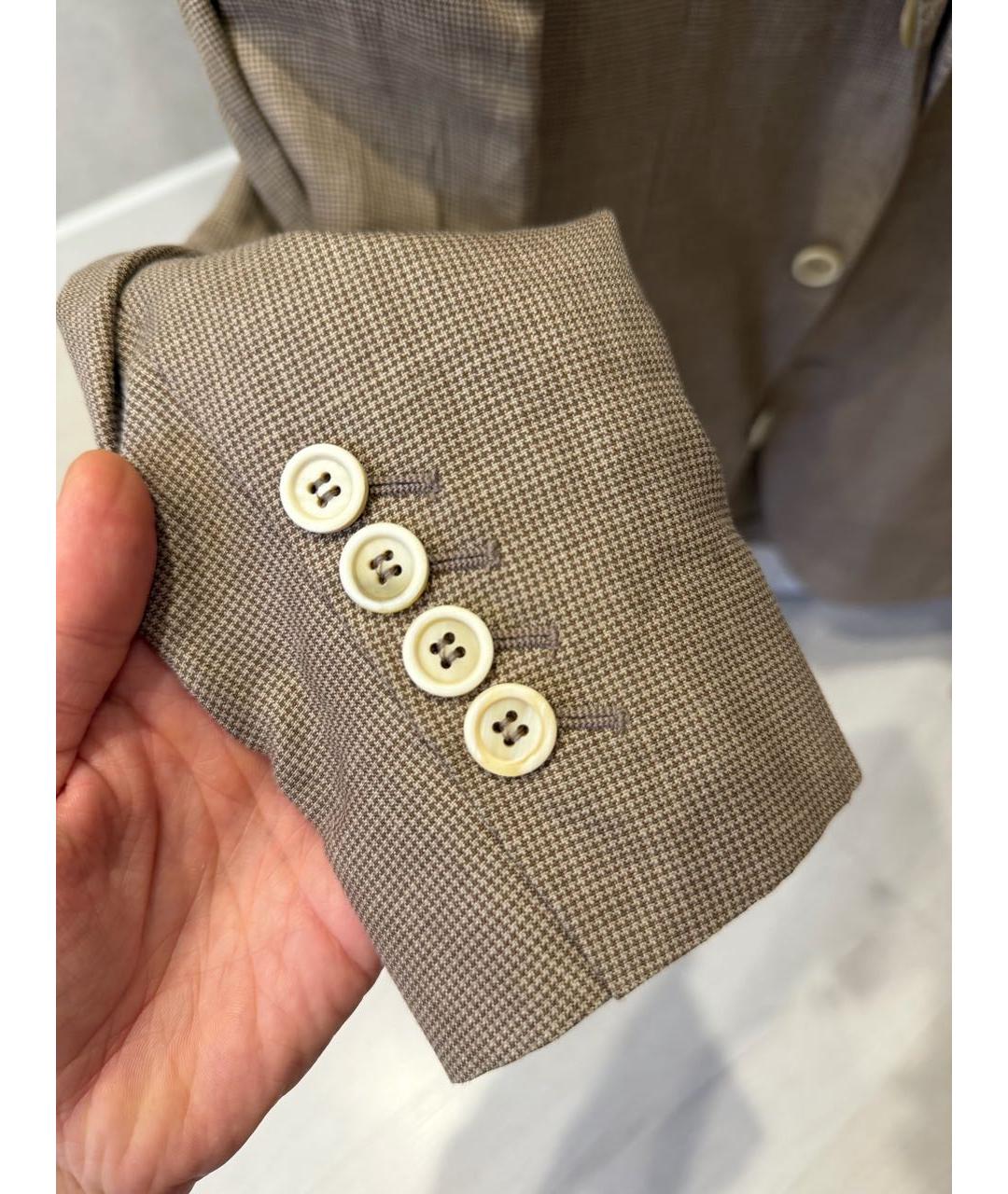 BRUNELLO CUCINELLI Бежевый пиджак, фото 5