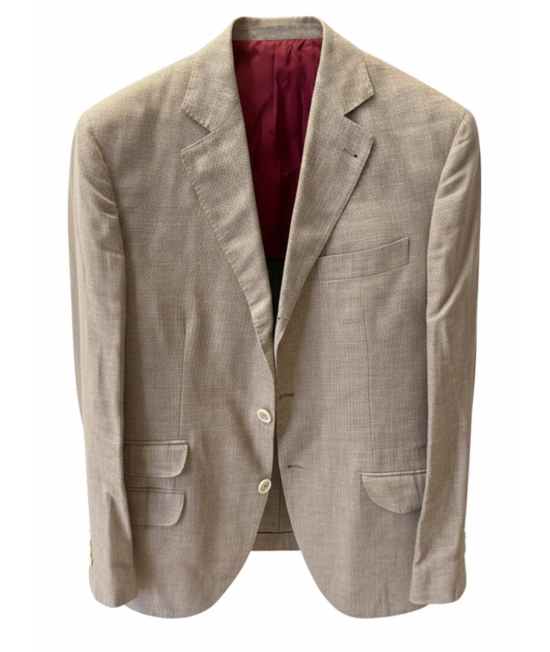 BRUNELLO CUCINELLI Бежевый пиджак, фото 1