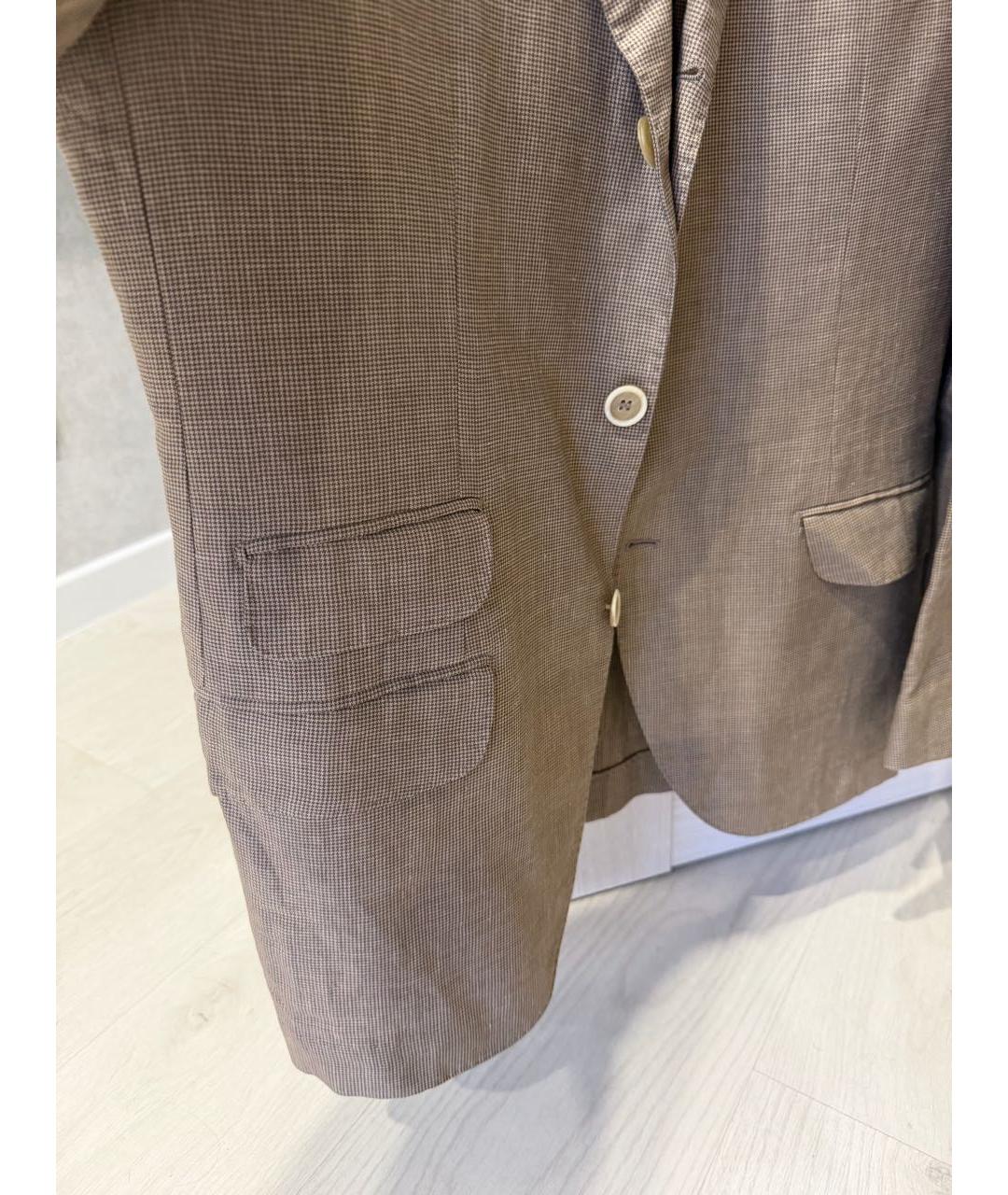 BRUNELLO CUCINELLI Бежевый пиджак, фото 4