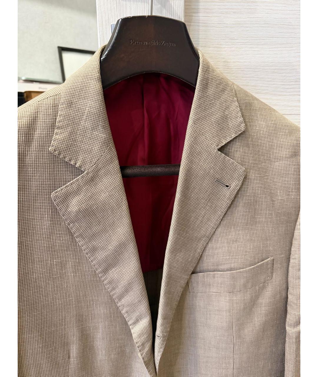 BRUNELLO CUCINELLI Бежевый пиджак, фото 8