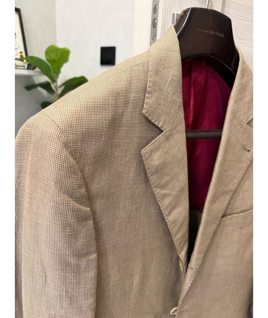 BRUNELLO CUCINELLI Бежевый пиджак, фото 7