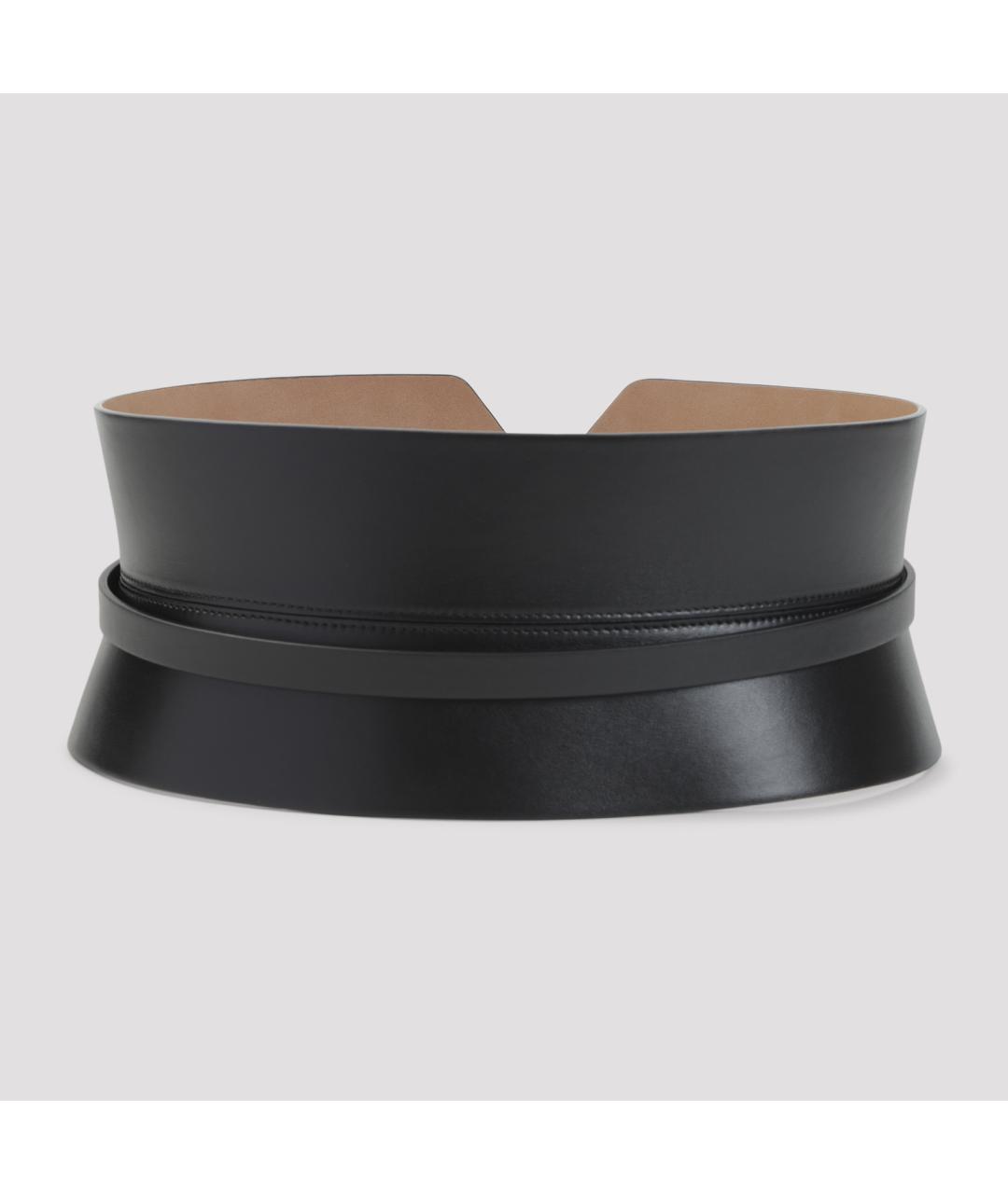 ALAIA Черный кожаный ремень, фото 3