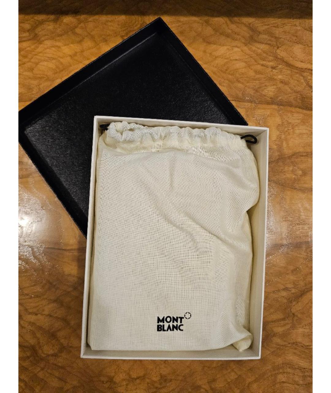 MONTBLANC Бежевый кожаный кошелек, фото 6