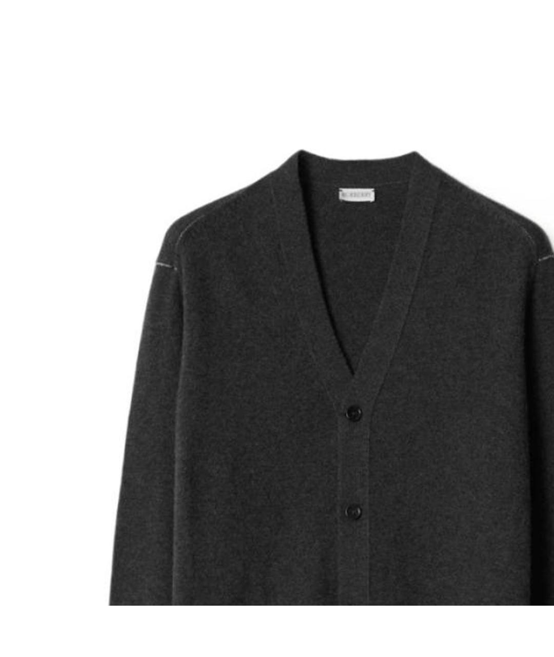 BURBERRY Серый кардиган, фото 7