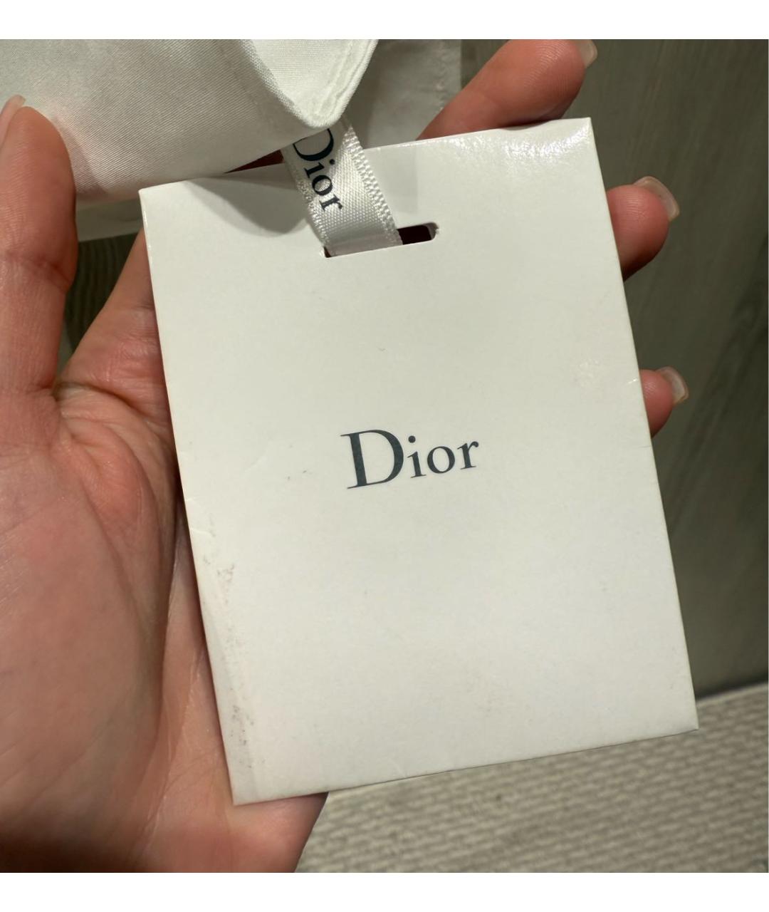 CHRISTIAN DIOR Белая хлопковая рубашка, фото 8