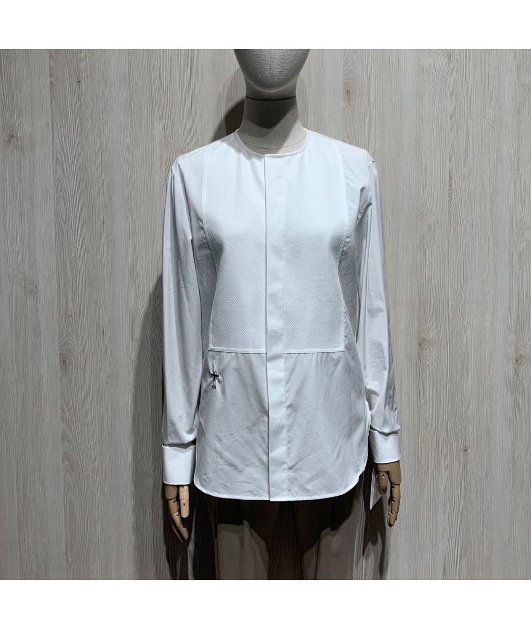 CHRISTIAN DIOR Белая хлопковая рубашка, фото 9