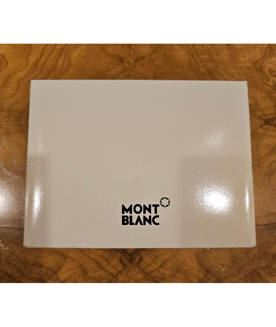 MONTBLANC Черный кожаный кардхолдер, фото 4