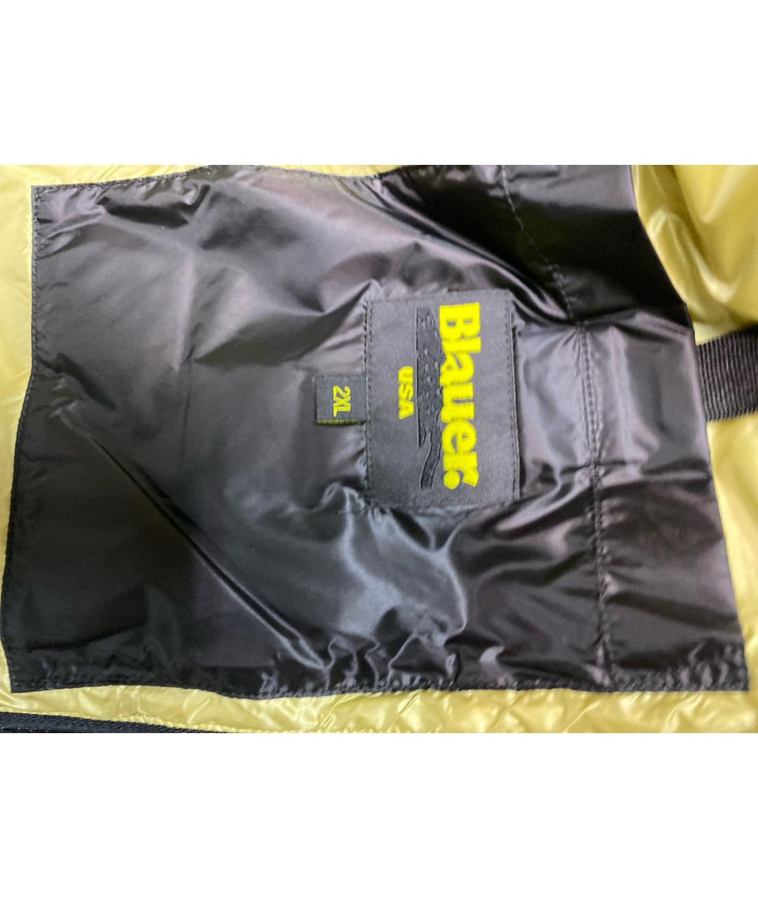 BLAUER Черный полиамидовый жилет, фото 3