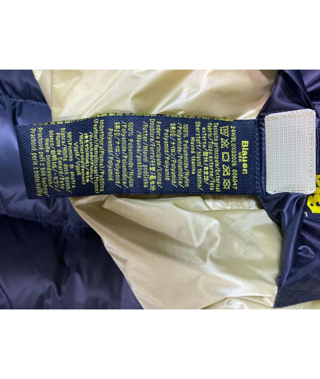 BLAUER Черный полиамидовый жилет, фото 5