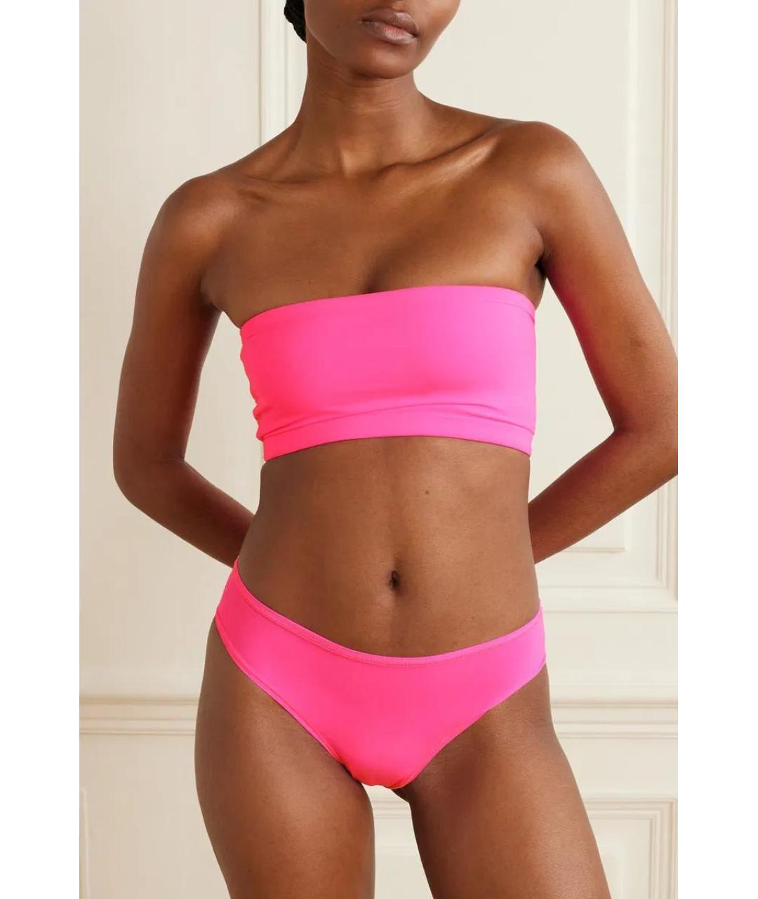 SKIMS Фуксия полиамидовые спортивные брюки и шорты, фото 3