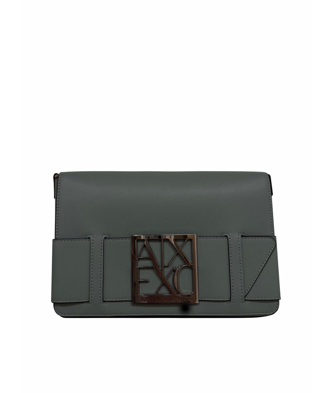 ARMANI EXCHANGE Бирюзовая сумка через плечо из искусственной кожи, фото 1