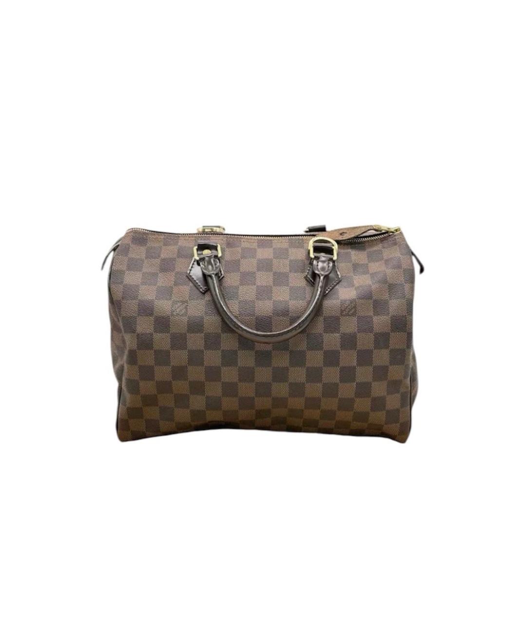 LOUIS VUITTON Коричневая сумка с короткими ручками, фото 1