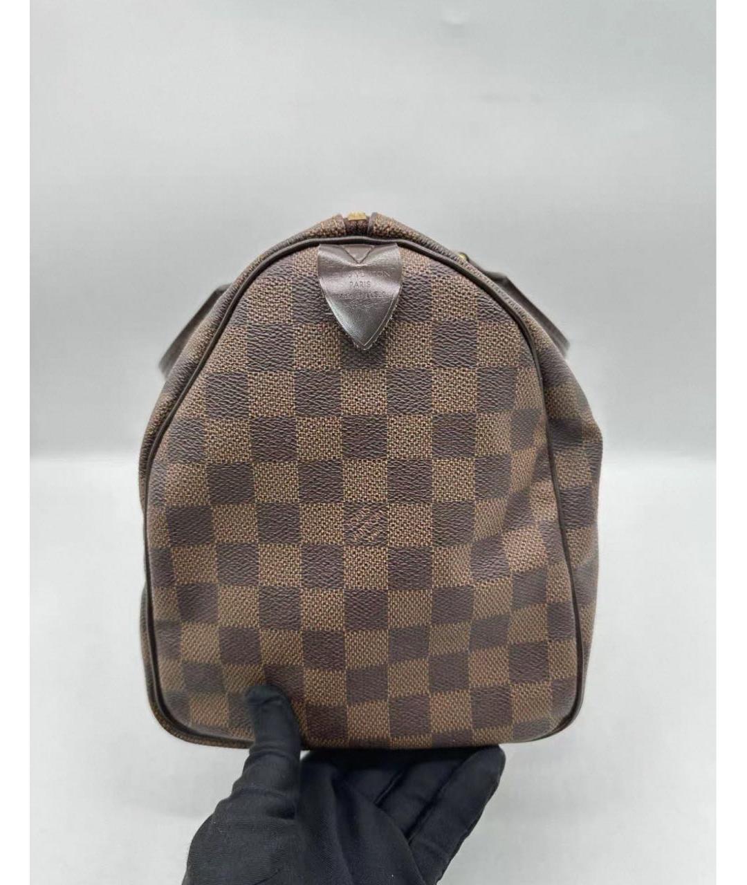 LOUIS VUITTON Коричневая сумка с короткими ручками, фото 7