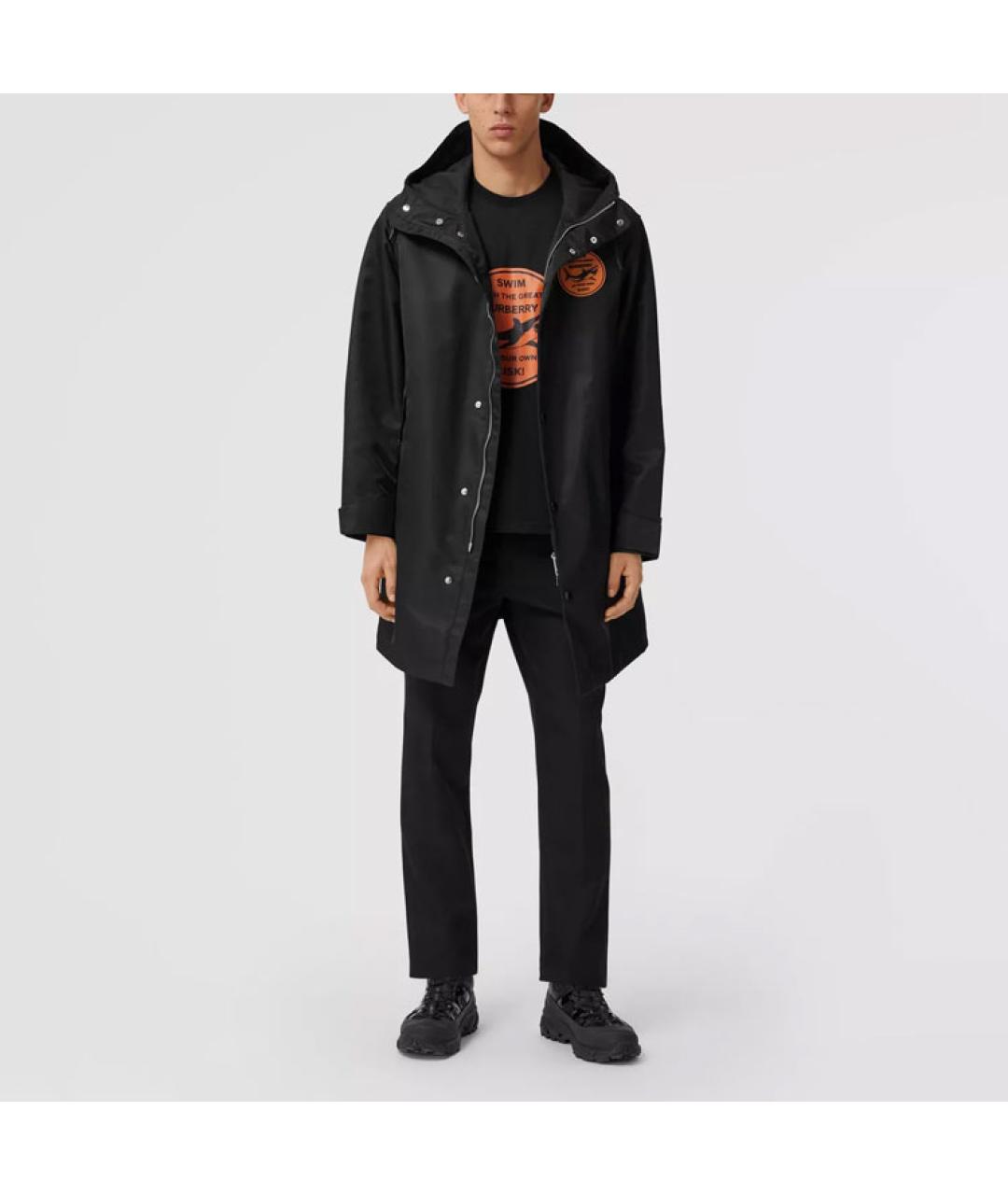 BURBERRY Черный тренч / плащ, фото 2