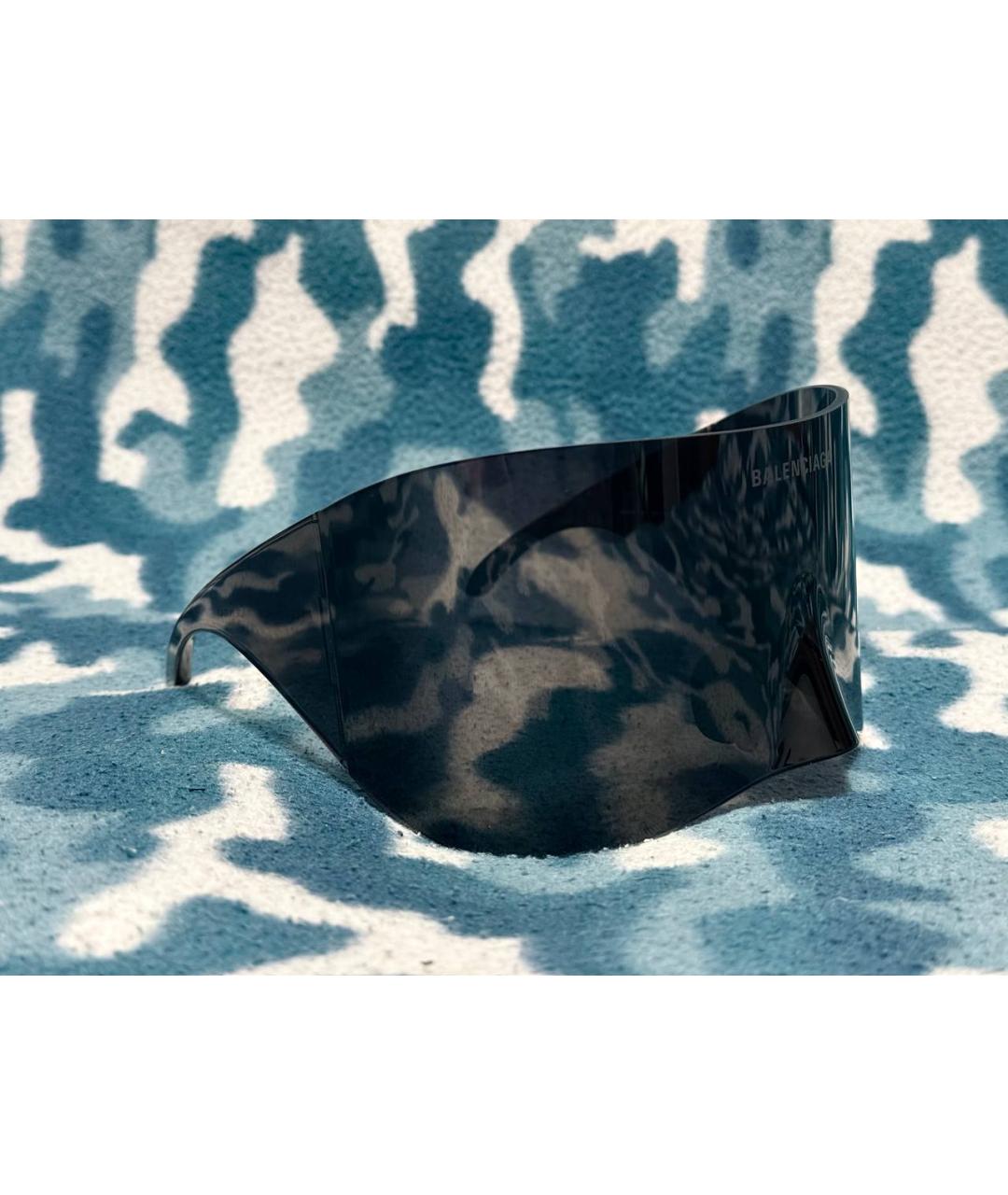 BALENCIAGA Черные пластиковые солнцезащитные очки, фото 2