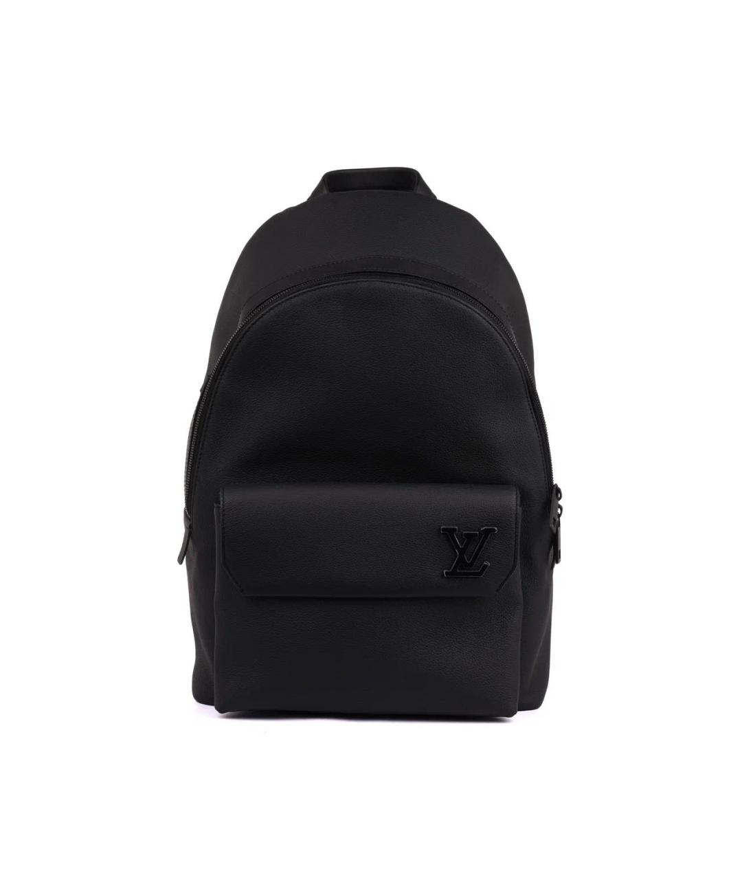 LOUIS VUITTON Черный кожаный рюкзак, фото 1