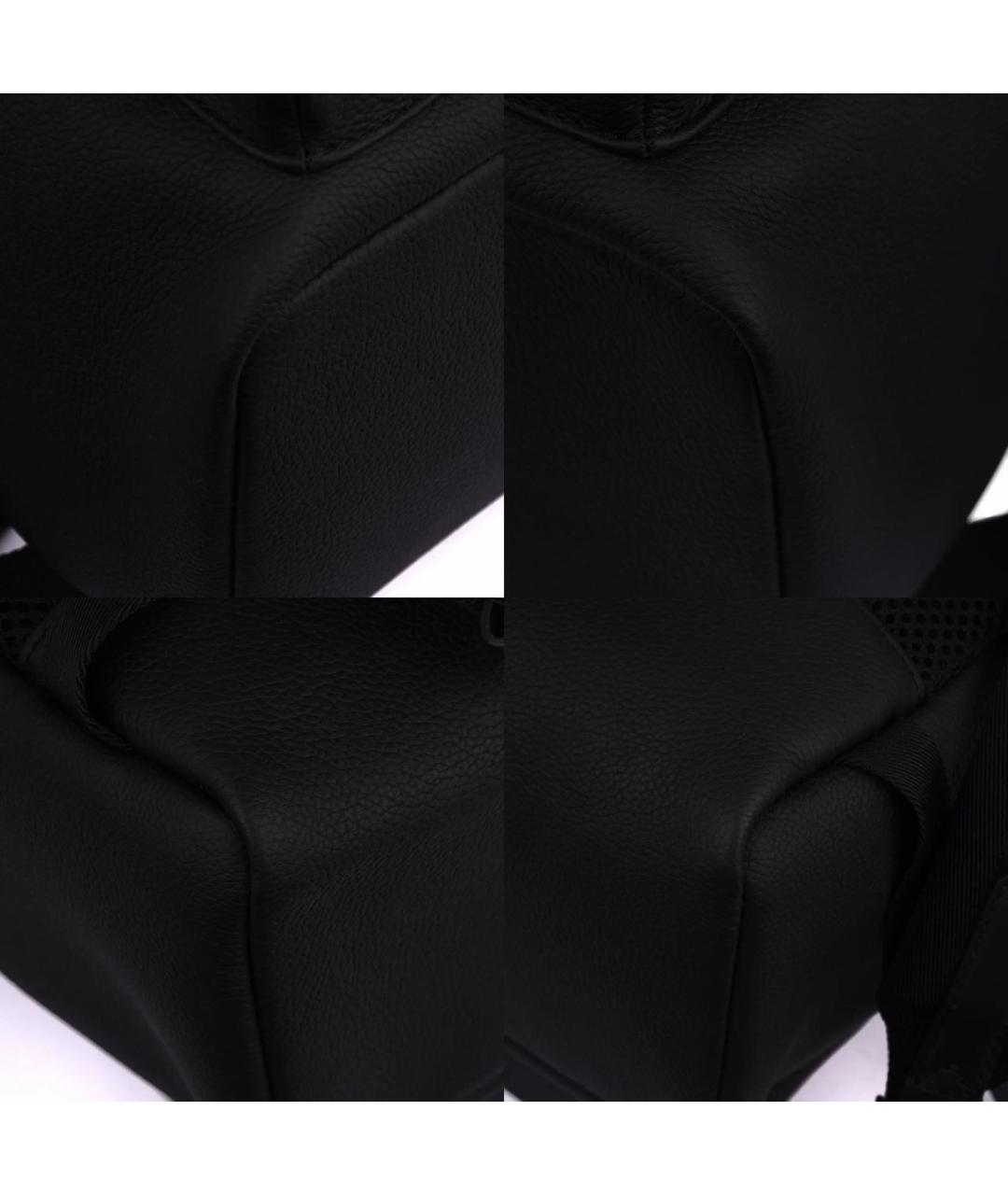 LOUIS VUITTON Черный кожаный рюкзак, фото 8