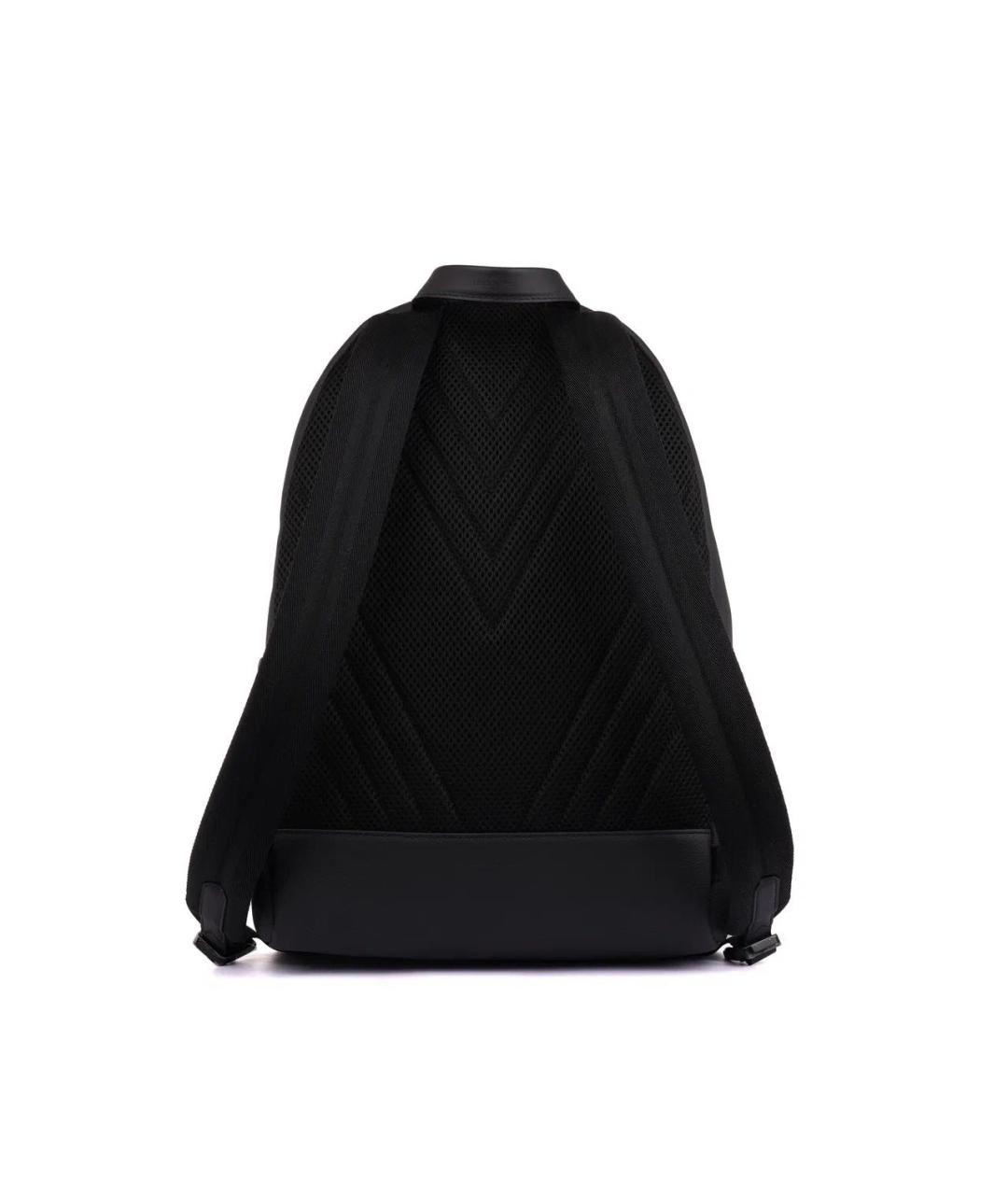 LOUIS VUITTON Черный кожаный рюкзак, фото 3