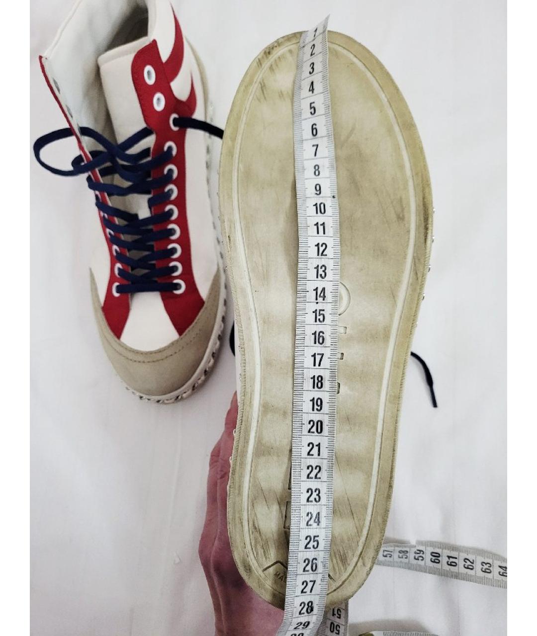 CHANEL Белые кожаные кроссовки, фото 8