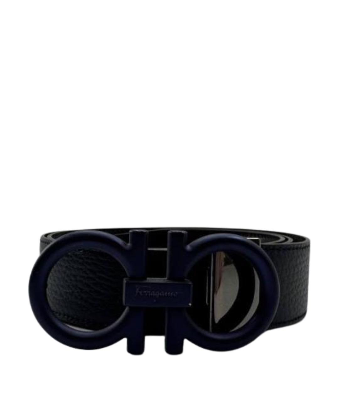 SALVATORE SANTORO Синий кожаный ремень, фото 1