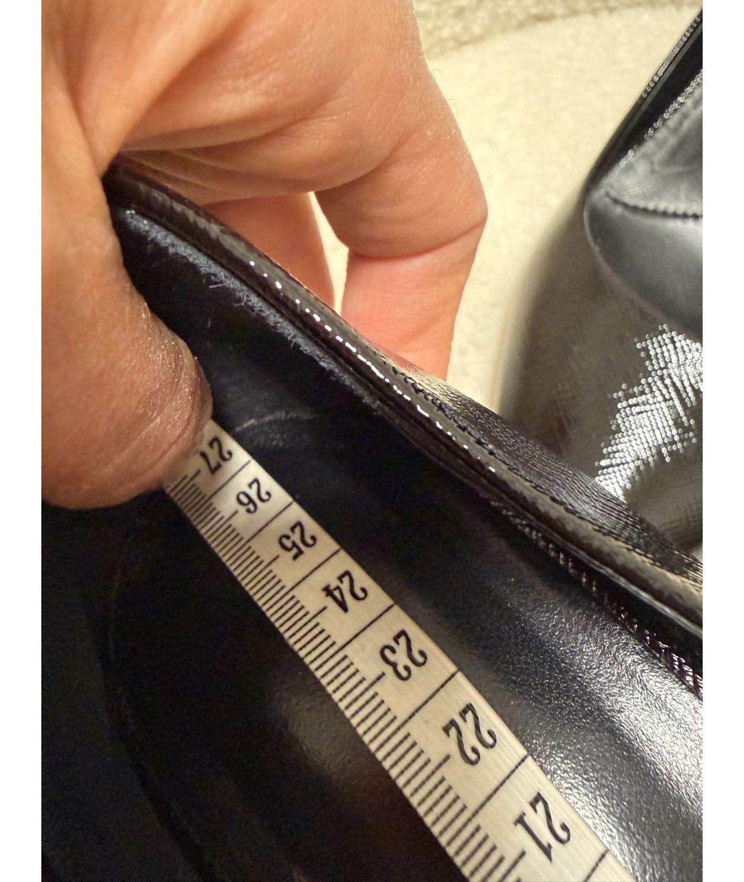 PRADA Черные туфли из лакированной кожи, фото 6