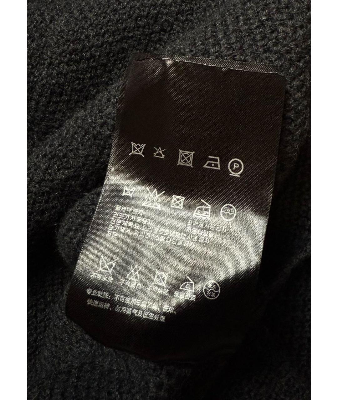 PRADA Серый шерстяной кардиган, фото 5