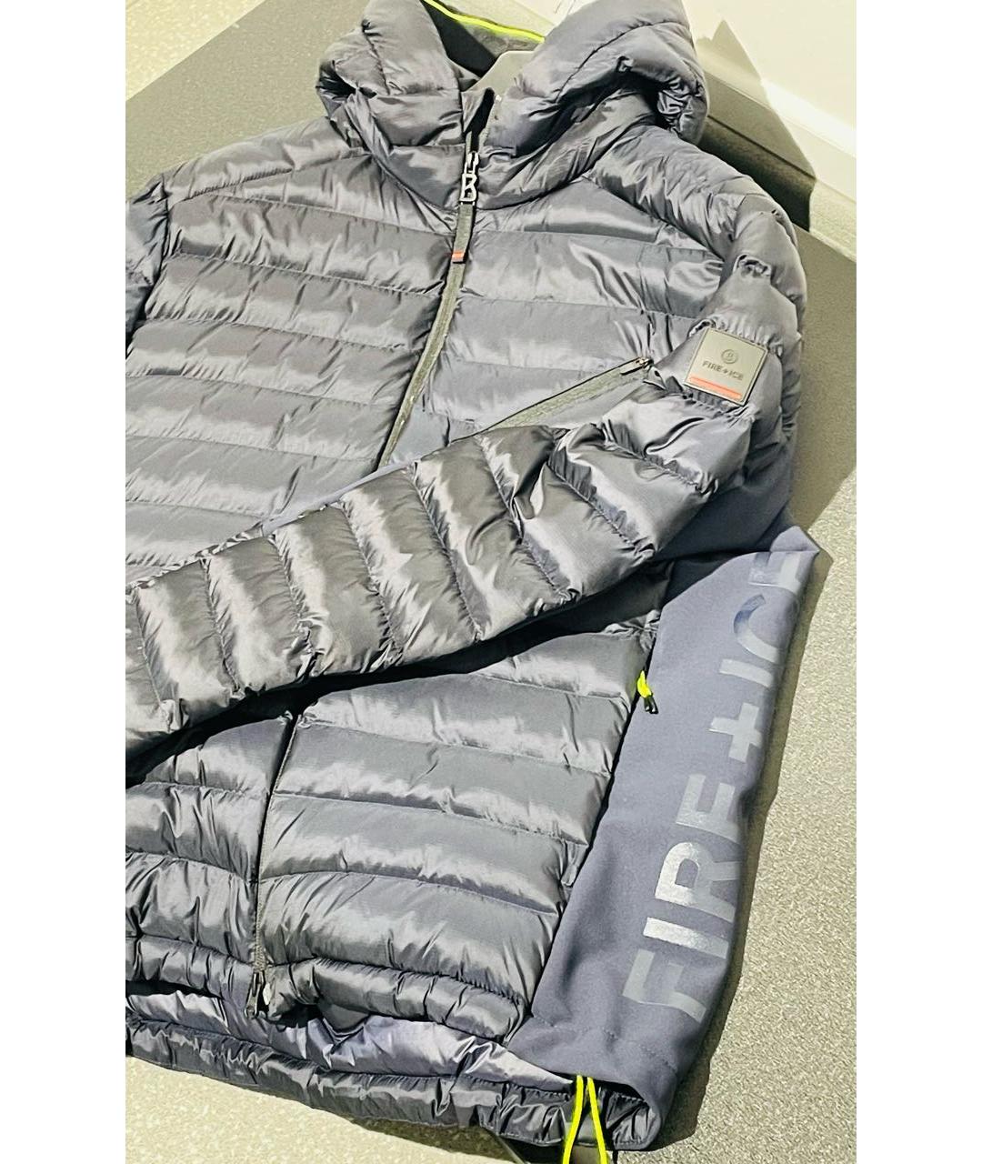 BOGNER Темно-синяя полиамидовая куртка, фото 5