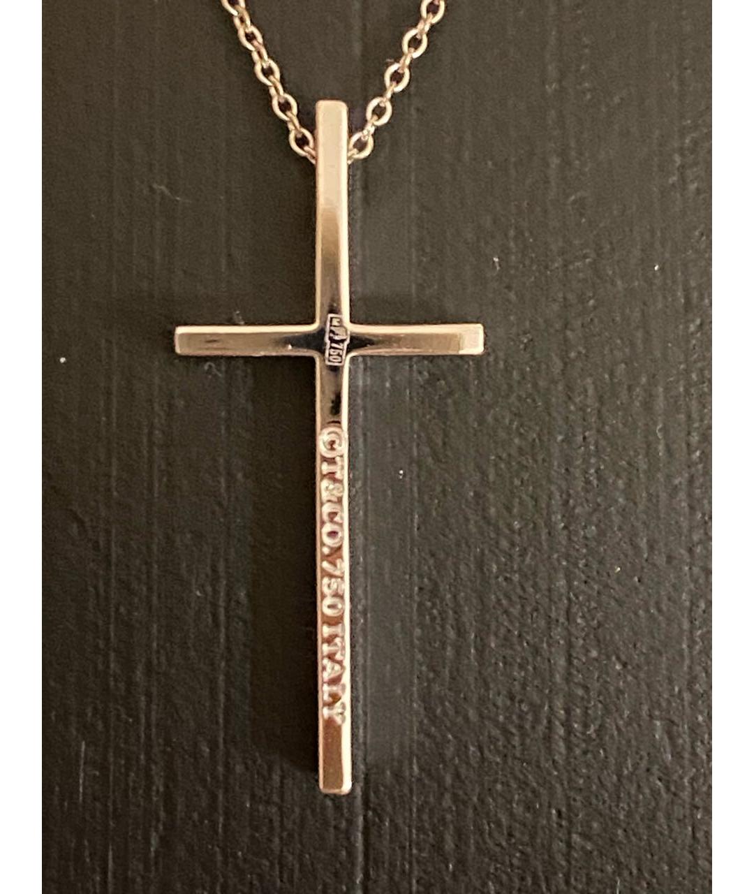 TIFFANY&CO Белая подвеска из белого золота, фото 2