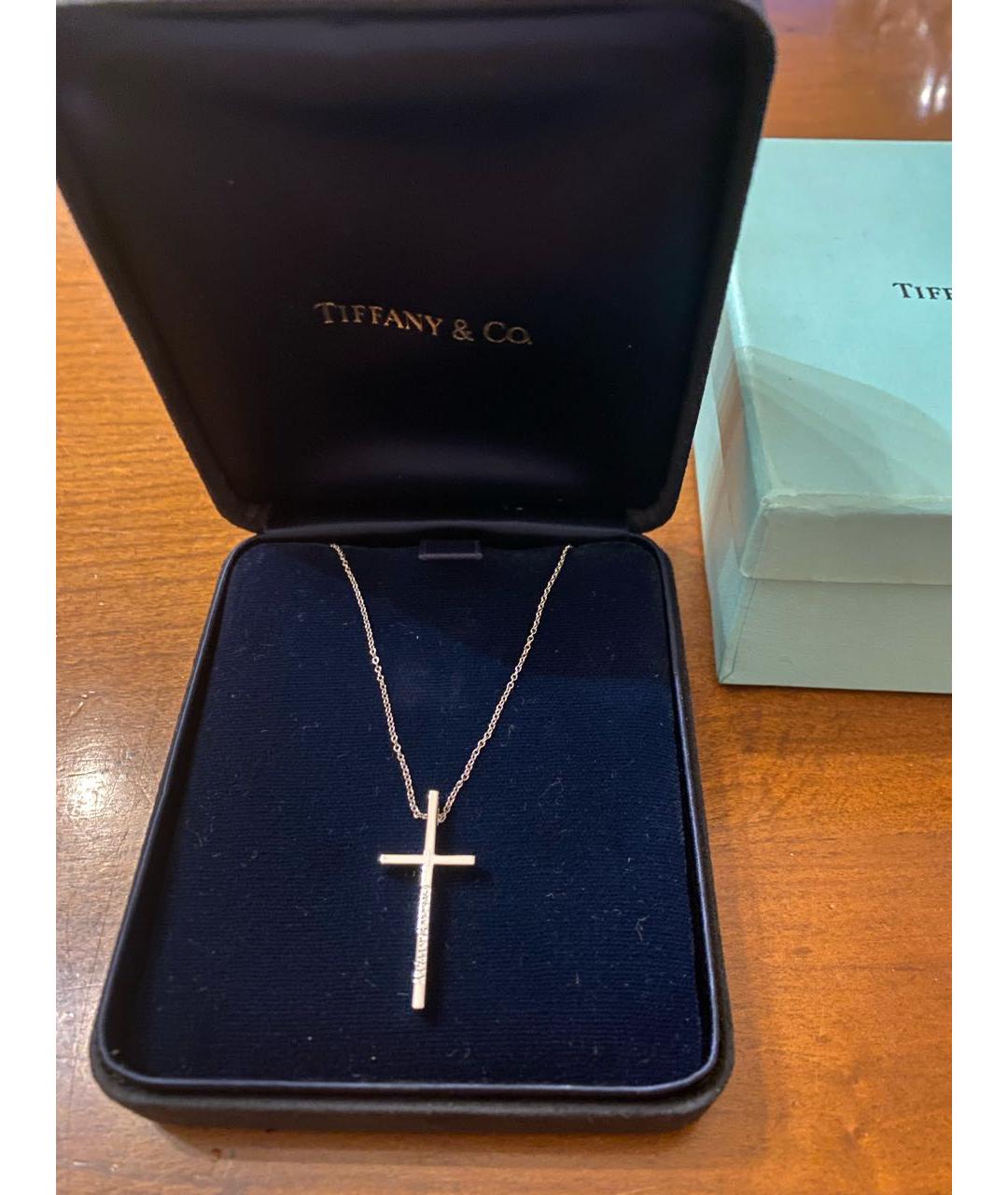 TIFFANY&CO Белая подвеска из белого золота, фото 8