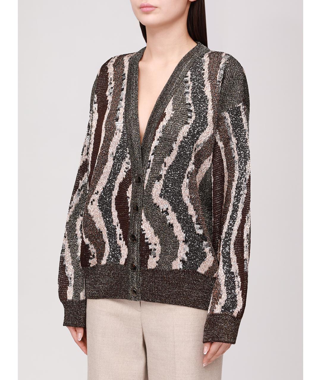 MISSONI Бежевый шерстяной кардиган, фото 4