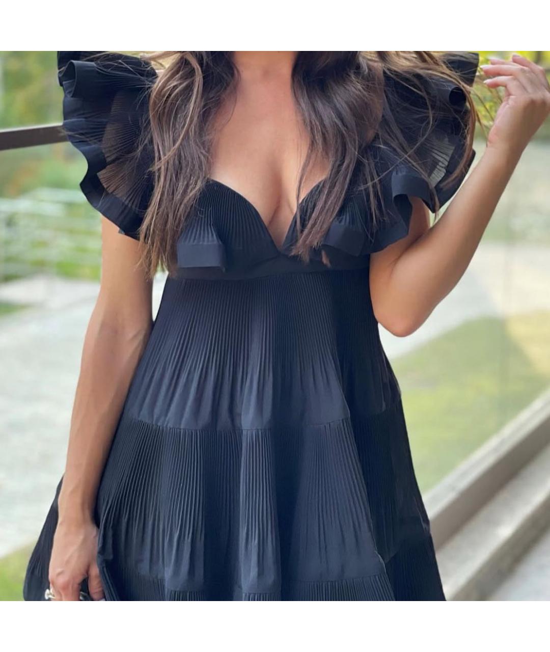 ZIMMERMANN Черное коктейльное платье, фото 5