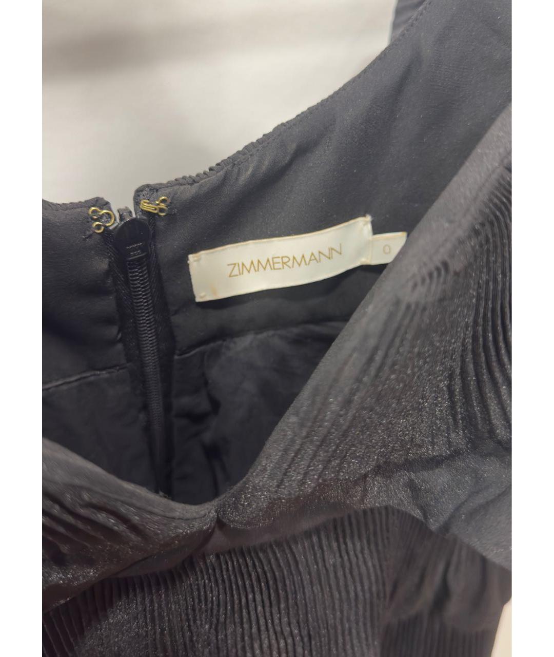 ZIMMERMANN Черное коктейльное платье, фото 3
