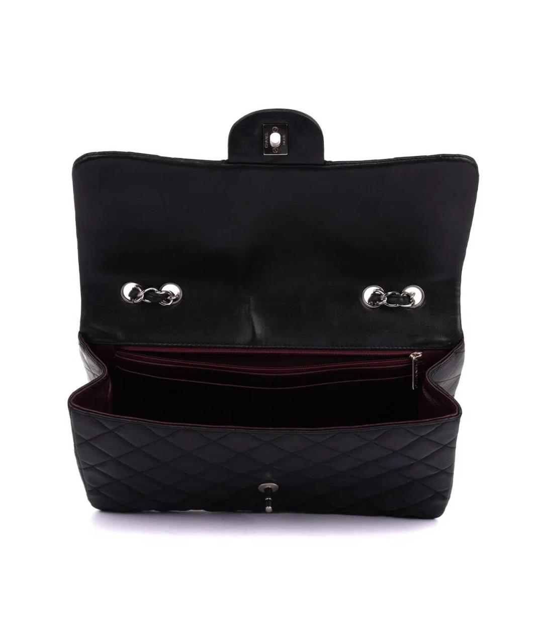 CHANEL Черная кожаная сумка через плечо, фото 8