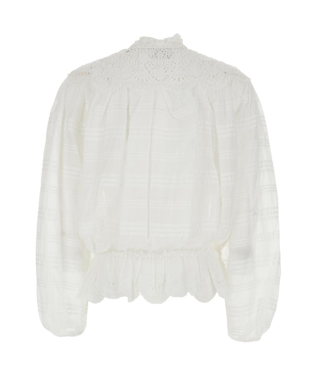 ISABEL MARANT Белая хлопковая блузы, фото 2