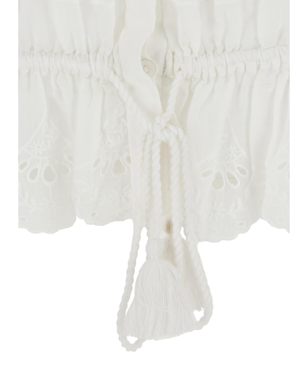 ISABEL MARANT Белая хлопковая блузы, фото 3