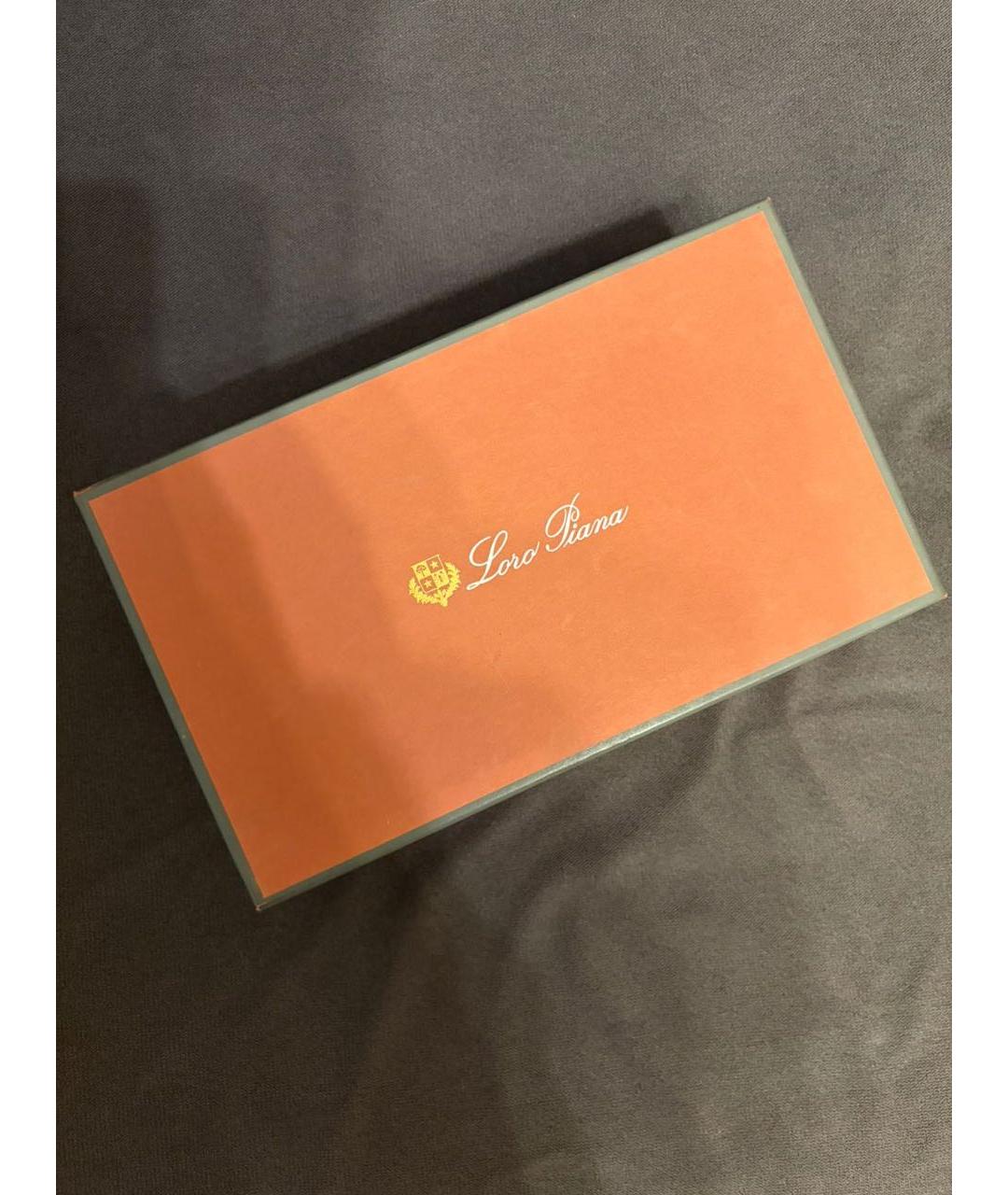 LORO PIANA Белые кожаные сандалии, фото 6