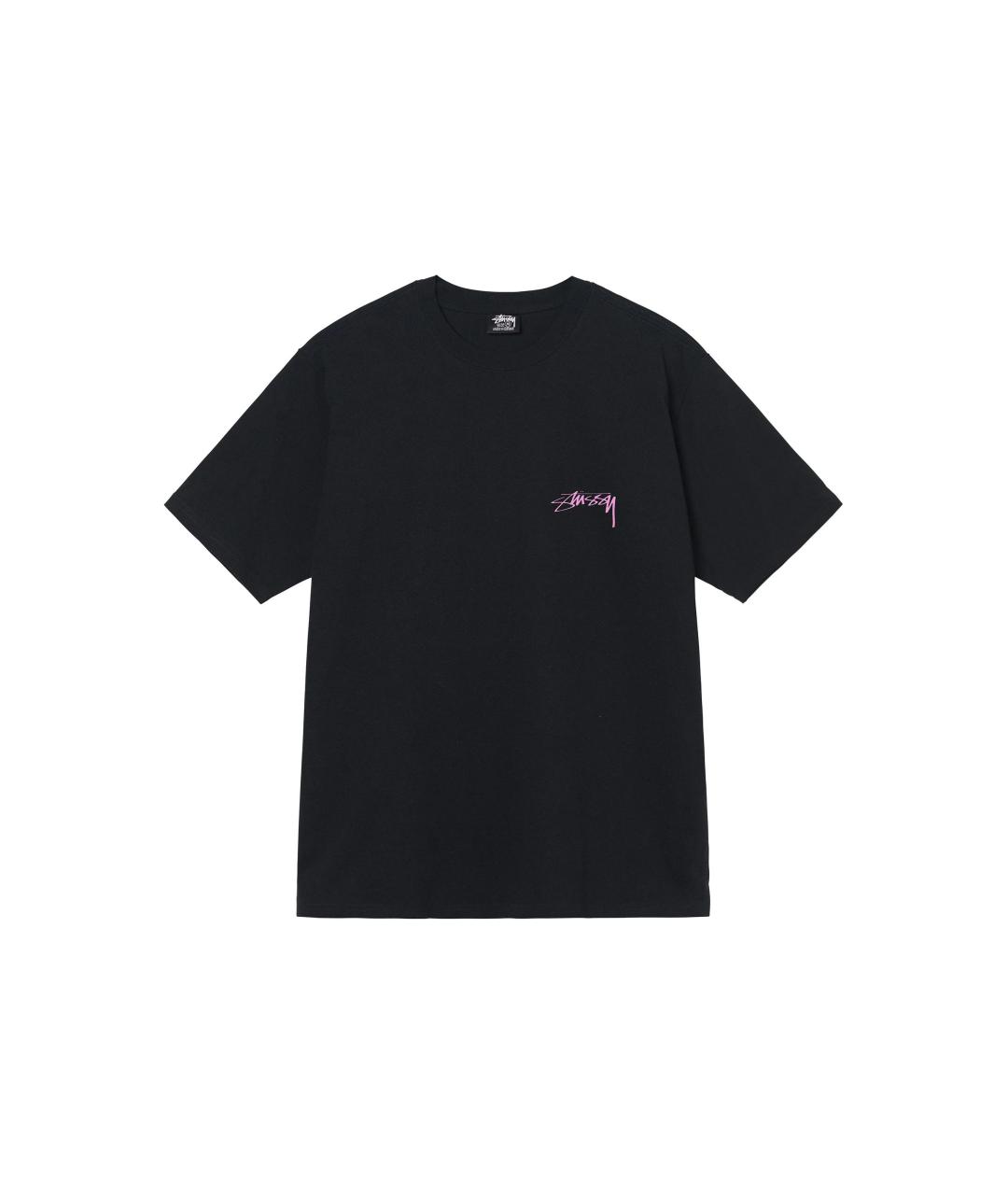 STUSSY Черная футболка, фото 1