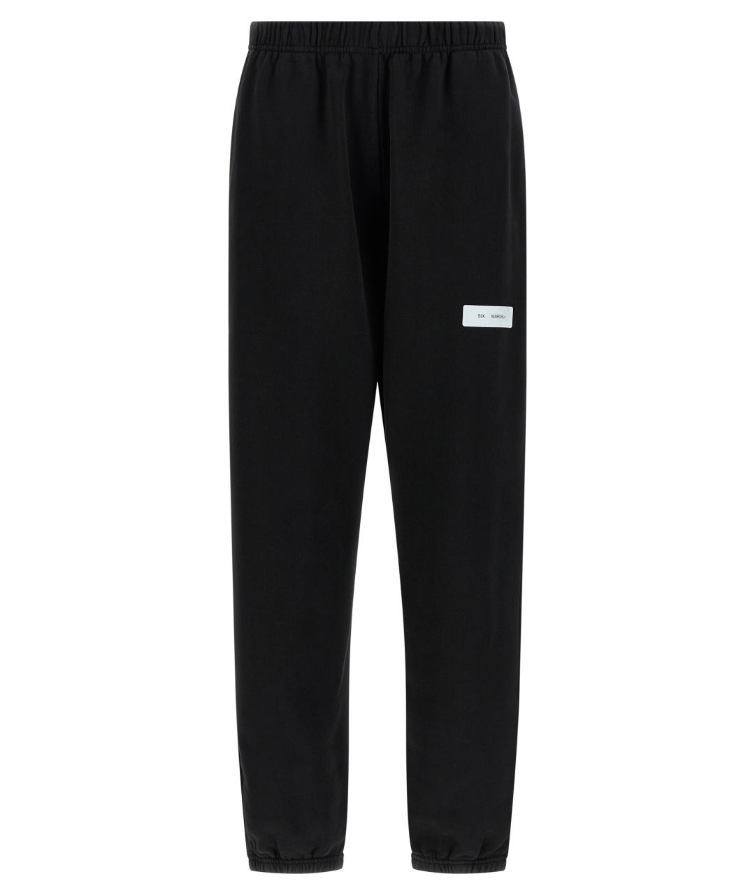 MM6 MAISON MARGIELA Черные хлопковые спортивные брюки и шорты, фото 1