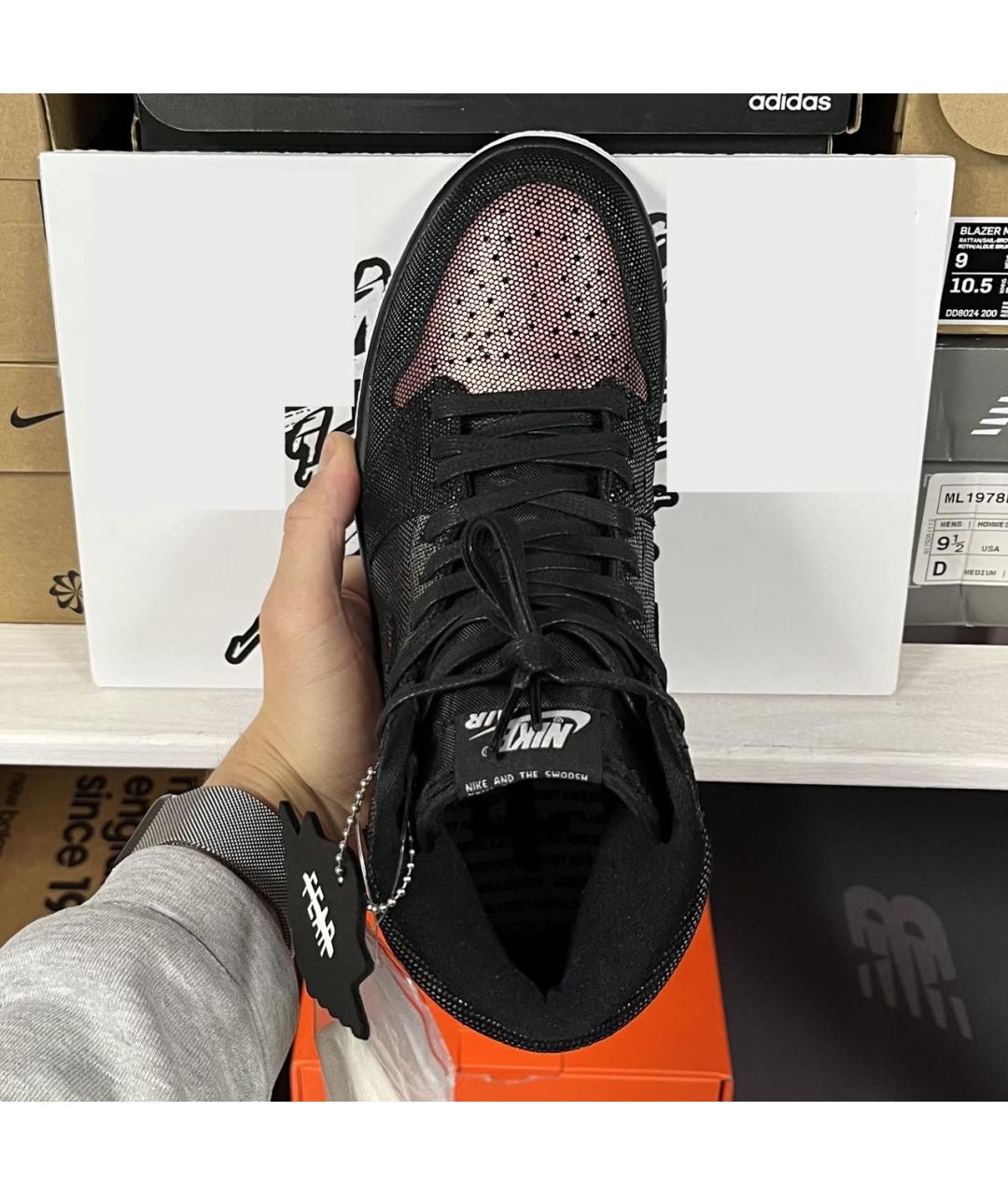 JORDAN Черные кроссовки, фото 4