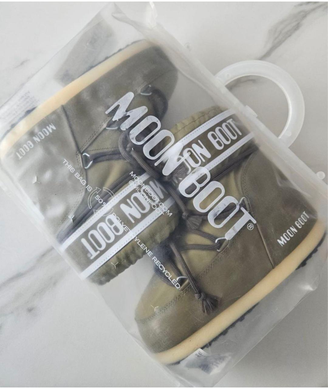 MOON BOOT Хаки ботинки, фото 5